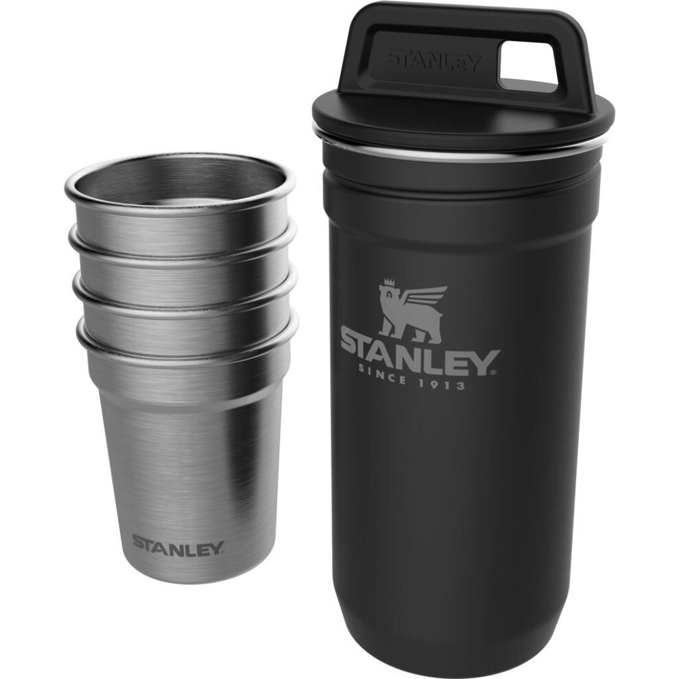 Stanley Adventure Stainless Steel Shot Glass Set Matte Black