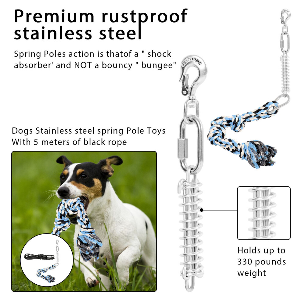 Spring pole deals for dogs