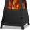 Quadrilateral Pyramid Black Fire Pİt BBQ Barbecue Outdoor Trend 4