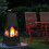 Quadrilateral Pyramid Black Fire Pİt BBQ Barbecue Outdoor Trend 6