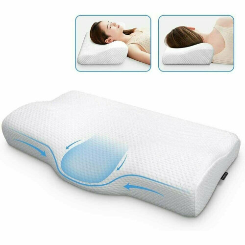 lynker Contour Cuscino in Memory Foam Cuscino ortopedico cervicale di supporto al collo