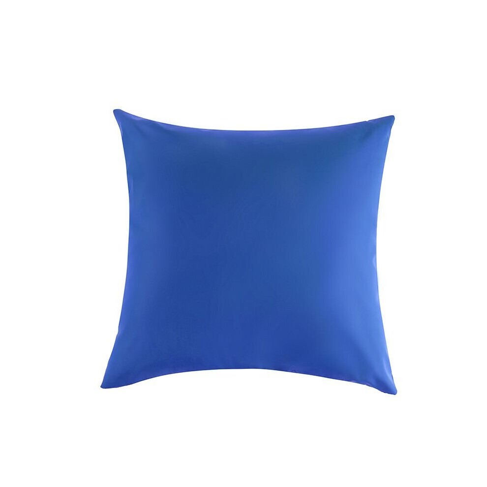 (Royal Blue) Waterproof Garden Cushion Cover Solid Colour Furniture Cane Bench Outdoor Indoor