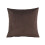 (Coffee) 16" Velvet Plain Cushion Cover Pillow Case Zipper Solid Color Home Sofa Decor 1