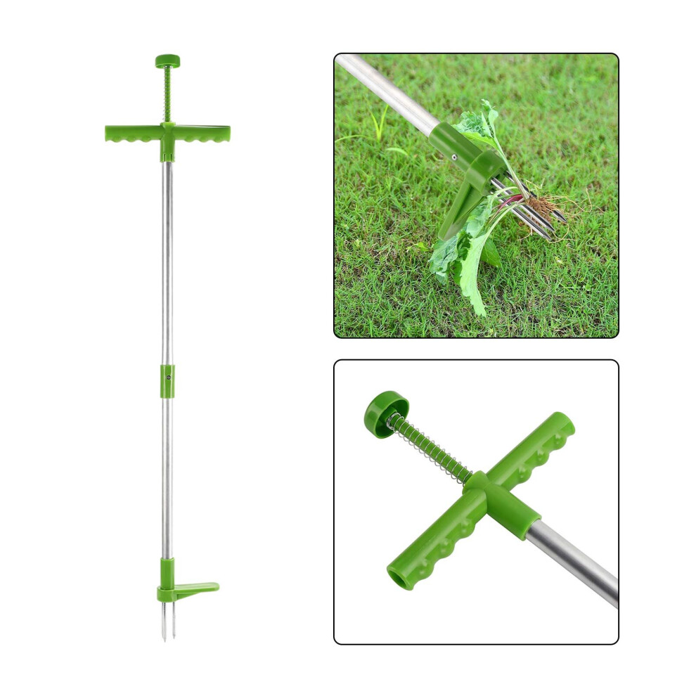 Weed Puller Steel Claw Weed Remover Weeding Root Killer Hand Tool