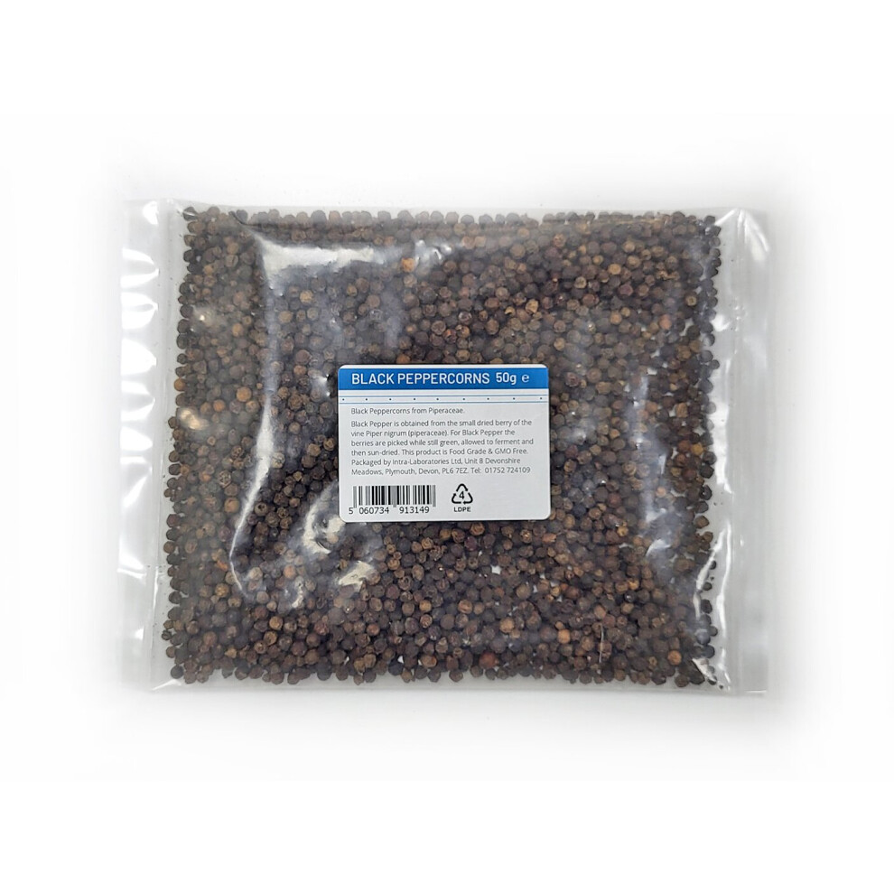 Black Peppercorns 50g