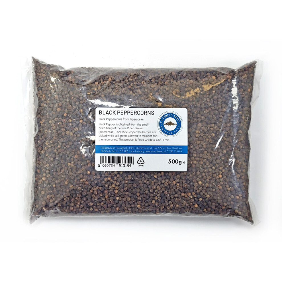 Black Peppercorns 500g