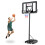 Gymax Basketball Stand System Shatterproof Backboard Adjustable Basketball Hoop 11