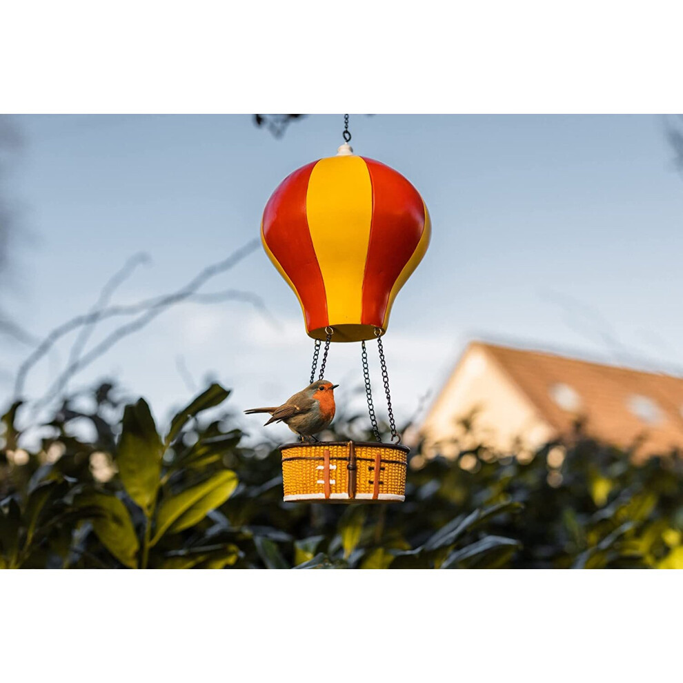 Hot Air Balloon Bird Feeder Colourful Hanging Bird Feeding Station