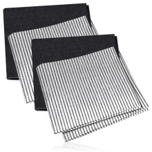 Cooker Hood Filter Set for SMEG Vent Extractor Fan (4 x Grease + 2 x Carbon Filters)