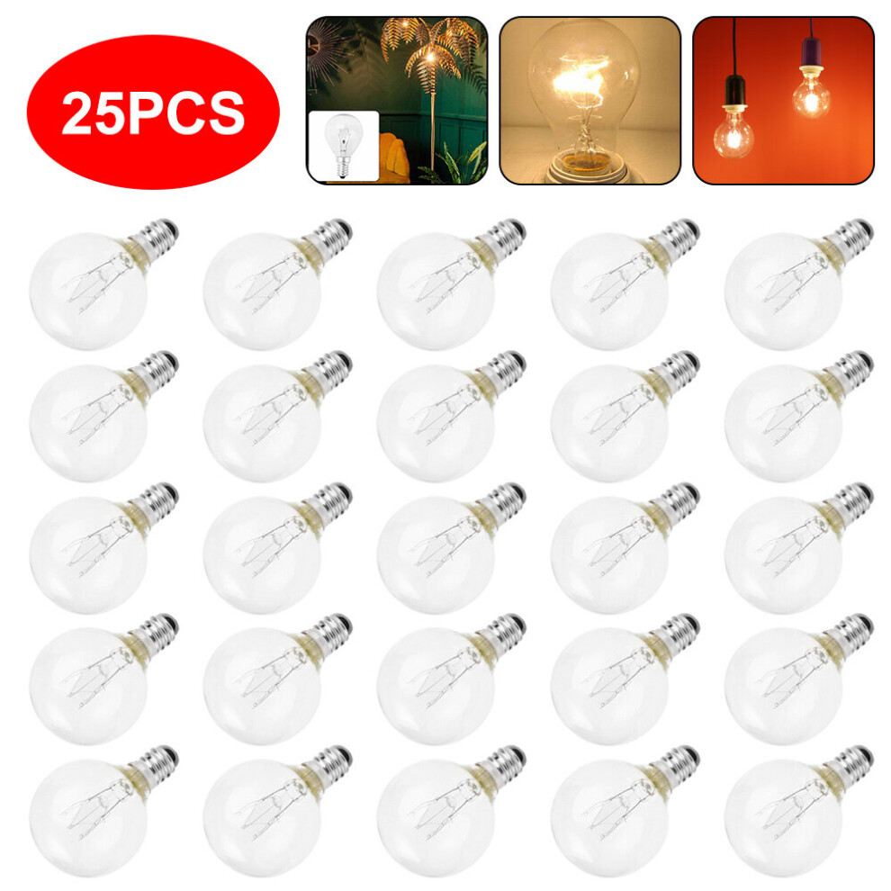 25x G40 Replacement Globe Bulbs Garden Outdoor Lights Festoon String
