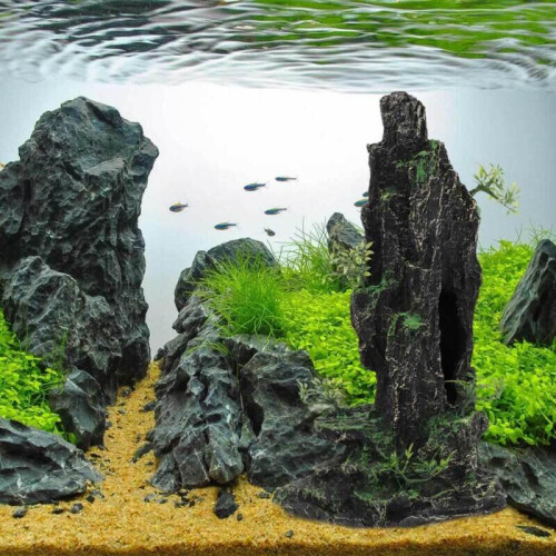 Rock aquarium hot sale decorations