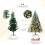 (6ft) VeryMerry 'Claudia' Pre Lit Frosted Christmas Tree 6