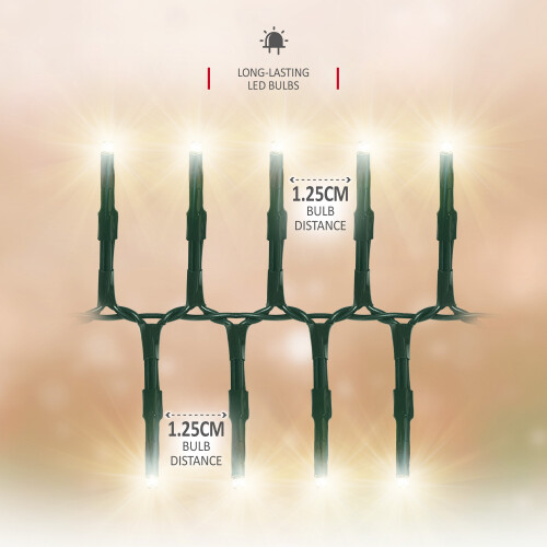 NETTA (720 LED, Warm White) NETTA Cluster Lights with 8 Light Modes 2
