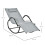 Grey Luxury Sunbed Zero Gravity Rocking Chair Sun Lounger Best 4