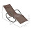 Brown Luxury Sunbed Zero Gravity Rocking Chair Sun Lounger Best 4