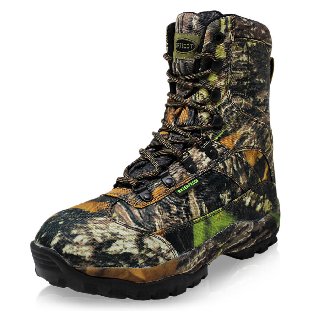 (13 UK EU47) Dirt Boot Waterproof Hiking Ankle Muck Walking Boots Hunt Camo