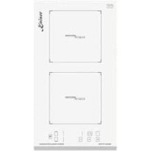 Kaiser Grand Chef 28.8cm Domino Induction Hob | White Glass Cooktop