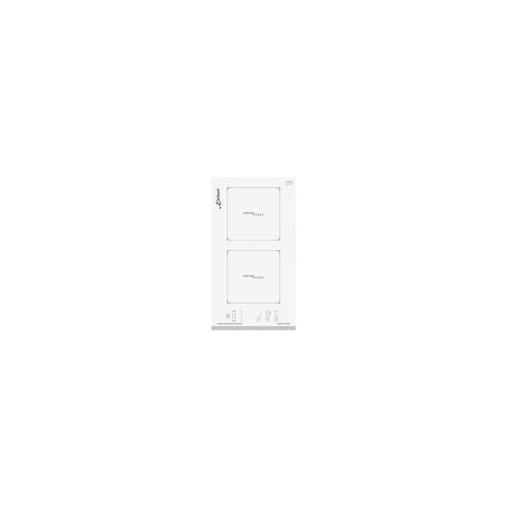 Kaiser Grand Chef 28.8Cm Domino Induction Hob | Glass Cooktop White