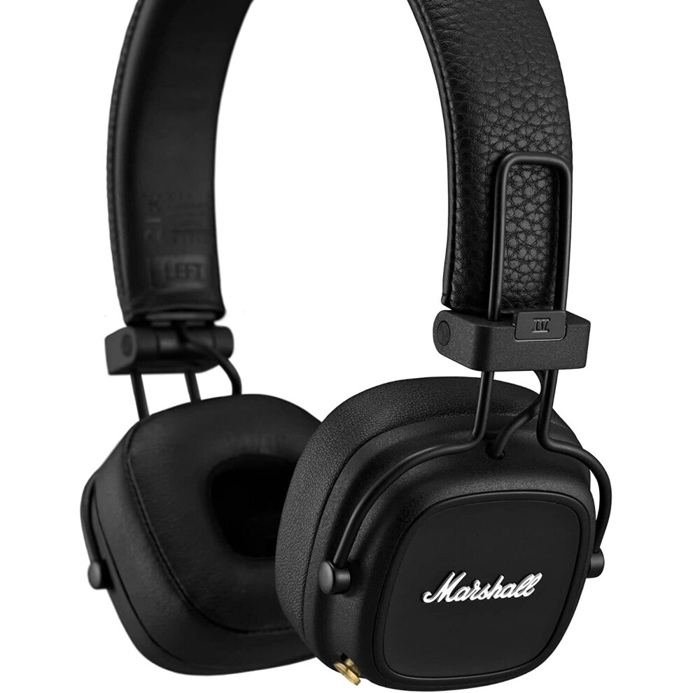 Marshall Major IV On-Ear Bluetooth Headphone, Black Black Standard Headphone