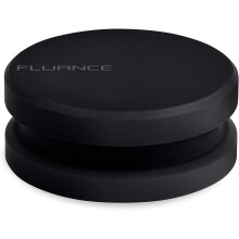 Fluance HiFi Vinyl Record Gewichtsstabilisator Hoge massa 760 gram Stalen LP Disc Draaitafelaccessoire met antiresonantie rubberen coating en bescher