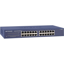 NETGEAR 24-Port Gigabit Ethernet Unmanaged Switch (JGS524) - Desktop or Rackmount, and Limited Lifetime Protection Unmanaged 24 port | Rackmount