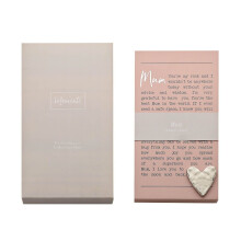 "Mum" Sentimental Moments Message Plaque Freestanding Or Hanging Gift