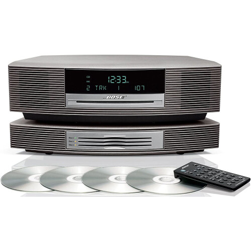 Refurbished Bose Bose Wave Music System with Multi-CD Changer - Titanium Silver