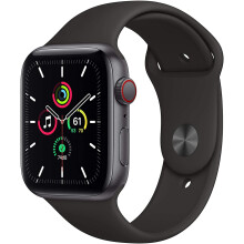 Apple Watch SE (GPS + Cellular, 40mm) - Space Gray Aluminum Case with Black Sport Band - Refurbished