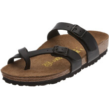 (7.5 UK 41 EU 10 US) Birkenstock Mayari Black Womens Leather Sandals Shoes