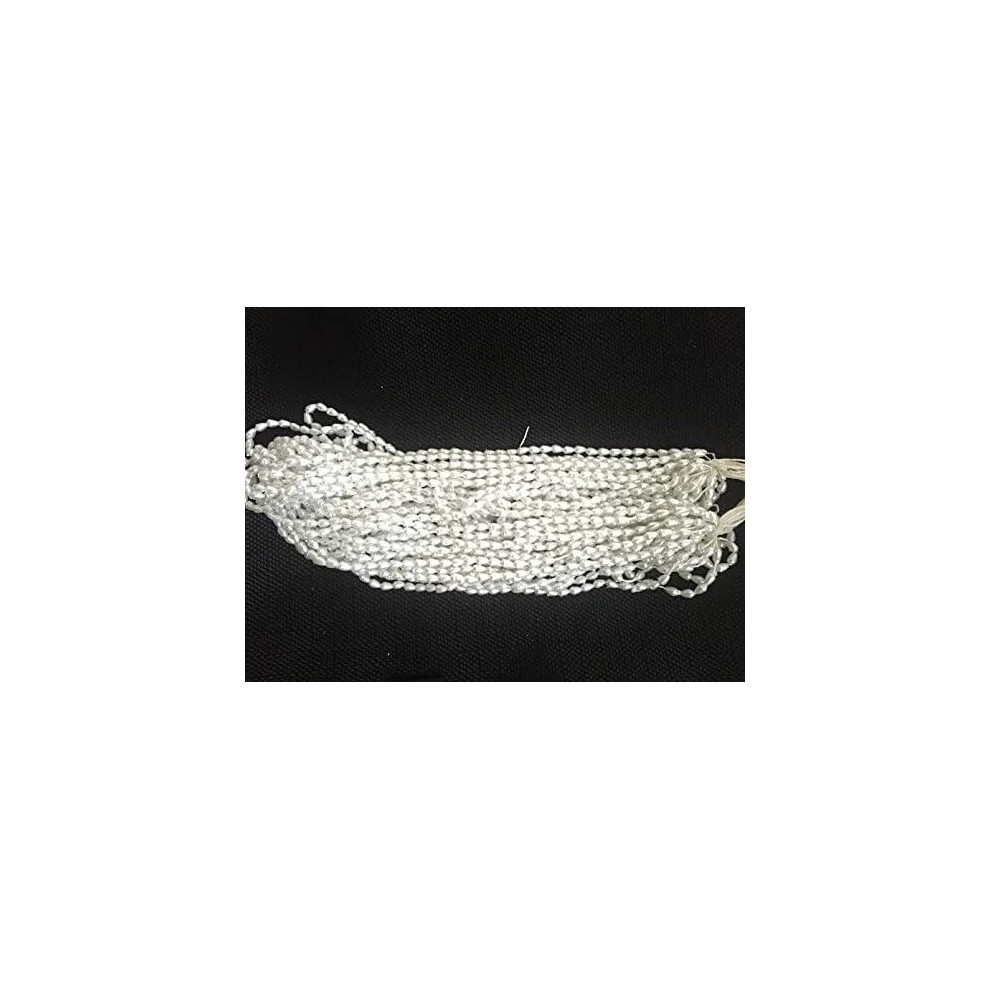 White Pearl Droplet Shape Spacer Loose Beads. Imitation Pearls/Faux
