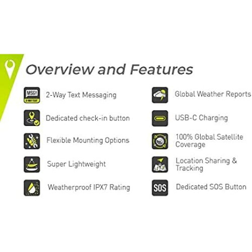 ACR Bivy Stick TwoWay Global Satellite Communicator Device with SOS