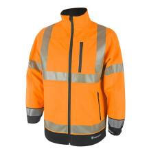 Beeswift - HIVIS TWO TONE SOFTSHELL OR/BLK 4XL - Orange / Black