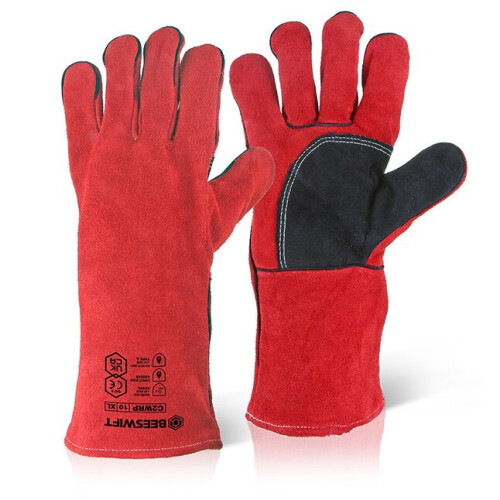 Click - RED WELDERS GAUNTLET 14" R/P -