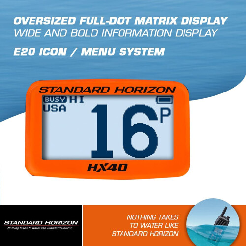 Standard Horizon HX40E VHF Radio 2