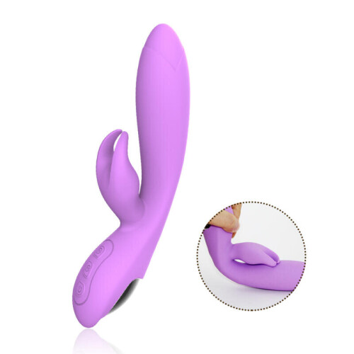 Silicone Multi Speed Vibrator “Ellen” Light Purple