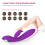 Silicone Multi Speed Vibrator “Ellen” Violet 4