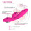 Silicone Multi Speed Vibrator “Ellen” Peach 3