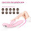 Silicone Multi Speed Vibrator “Ellen” Light Pink 4