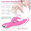 Silicone Multi Speed Rabbit Vibrator “Paula” Pink 4