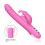Silicone Multi Speed Rabbit Vibrator “Alvin” Pink 1