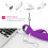 Silicone Multi Speed Vibrator “Ellen” Violet 6