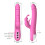 Silicone Multi Speed Rabbit Vibrator “Alvin” Pink 2