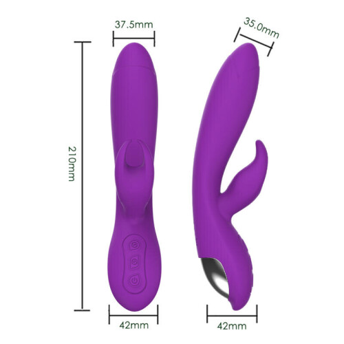 Silicone Multi Speed Vibrator “Ellen” Violet 1