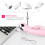 Silicone Multi Speed Vibrator “Ellen” Light Pink 6