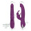 Silicone Multi Speed Rabbit Vibrator “Paula” Purple 2