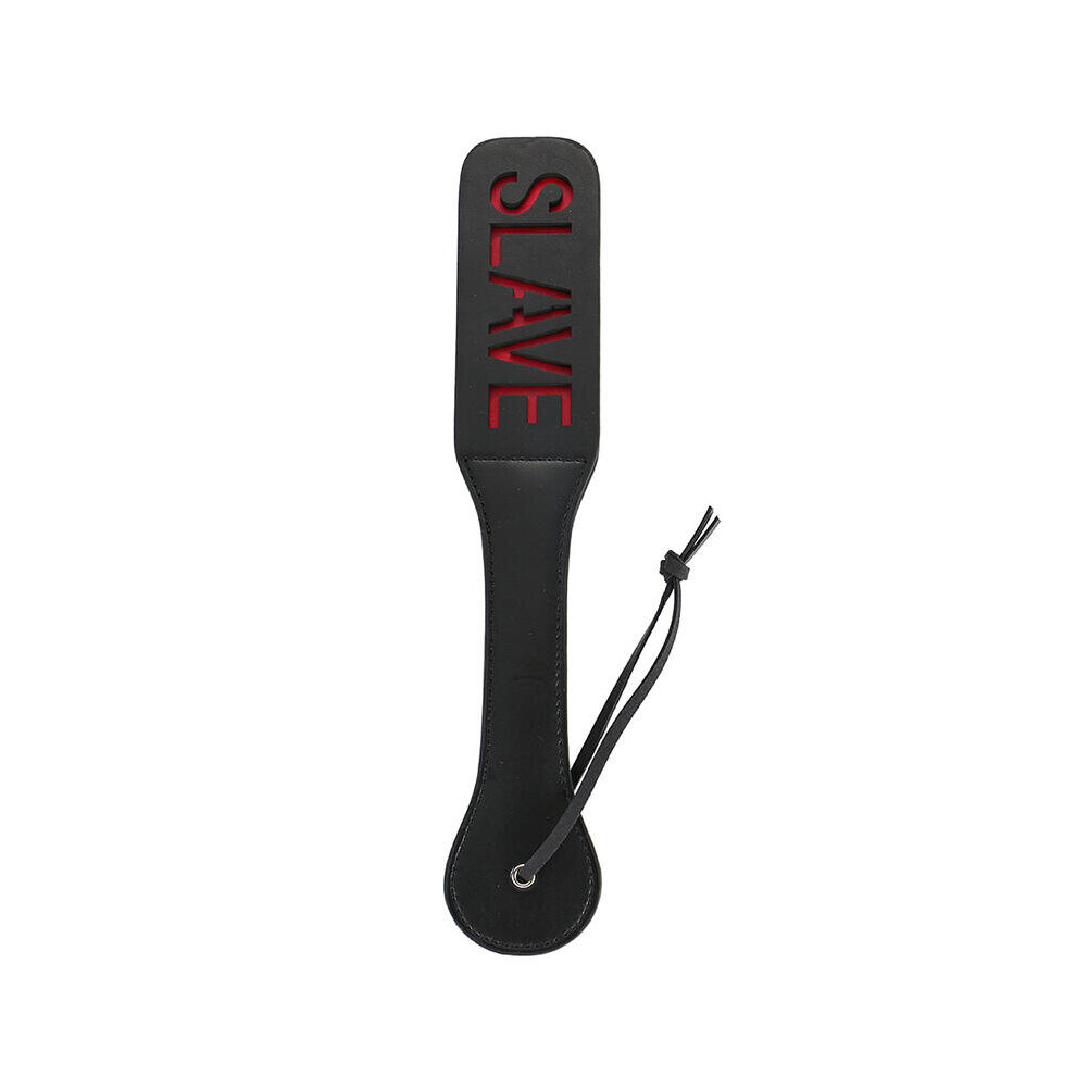 PU Leather Spanking Paddle Slave (Black)