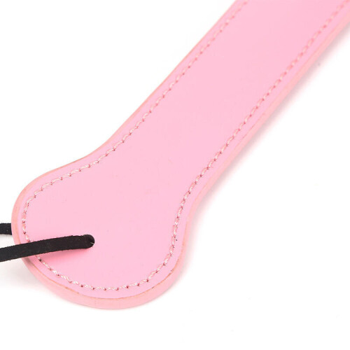 PU Leather Spanking Paddle OXOX (Pink) 2