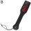 PU Leather Spanking Paddle Bitch (Black) 1