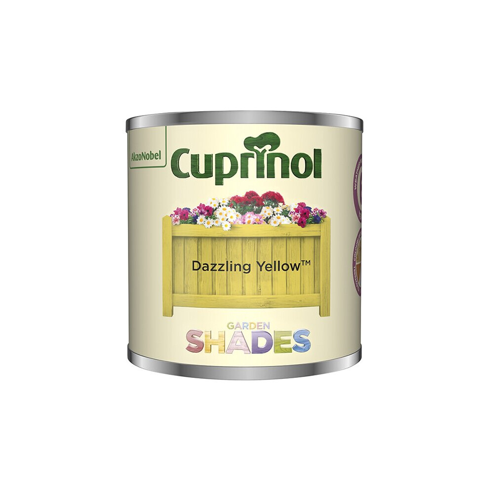 Cuprinol Garden Shades Tester Dazzle Yellow 125ml 5355986