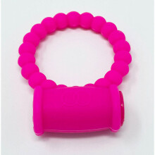 Pearls Vibrating Cock Ring (Pink)